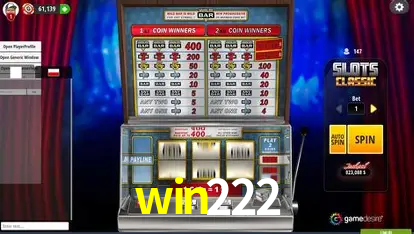 Descubra o Mundo do Cassino Online com win222